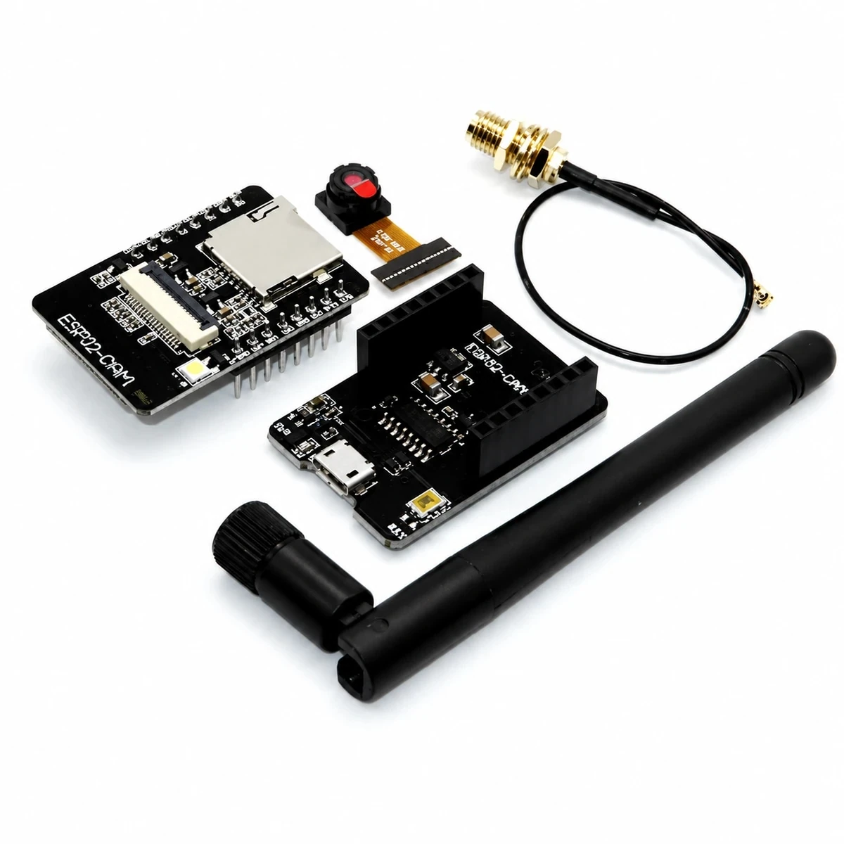 ESP32-CAM OV2640 WiFi + Bluetooth con USB-C y antena externa