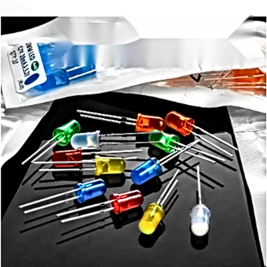 Kit LEDs 5mm 6 colores 10u